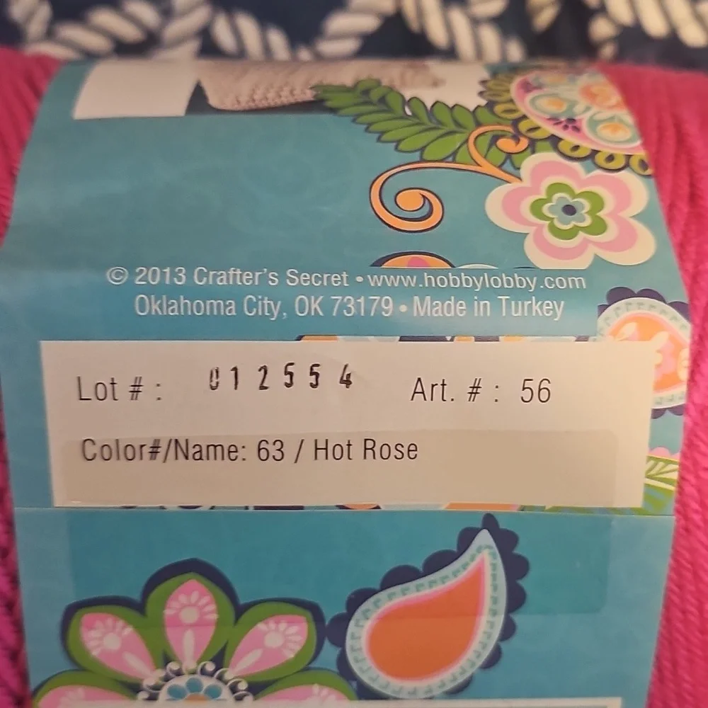 Crafter's Secret Pink and Blue Yarn Set
